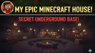 ! 😲 Minecraft Modern House & Secret Base Tour!