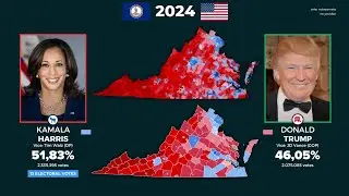 United States presidential election in Virginia (1952 - 2024)