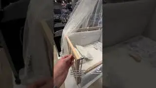 Baby Tech 50x90 Extra Naturel Ahşap Boyasız Anne Yanı 4 Kademeli Tekerlekli Beşik