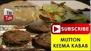 MUTTON KABAB RECIPE  | MUTTON  KEEMA  KABAB  | KEEMA TIKKI |  HNHPRODUCTIONS