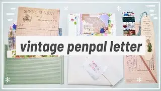 Opening a vintage penpal letter #5