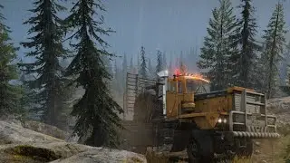 SNOWRUNNER - Pacific P12 - Uzun K&uuml;t&uuml;k Teslimatı  | Logitech G923 Trueforce - Gameplay