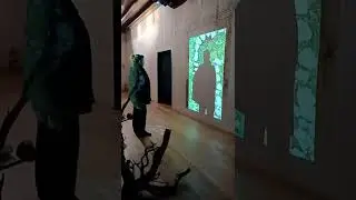 Marta Kolega communicating with the Labyrinth (Medzotermina - Island Connect)