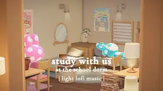 a causal study session 💭 light lofi music 기분 좋아지는 로파이 음악 | acnh 모동숲 あつ森