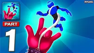 Ropy Hero 3D Action Adventure - Gameplay Walkthrough Part 1 - Ragdoll Rope Game (Android, iOS)