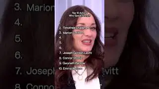 Top 10 Actors Who Speak French