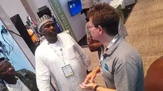 Afficast 2023 CEO introducing NewTek TriCaster to a prospect