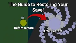 How does one restore a save in arras.io? | The basics of Restoring