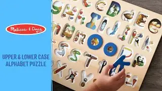Melissa & Doug Upper & Lower Case Alphabet Puzzle