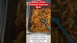 William John&rsquo;s Unlimited American Meal (Ahmedabad) at Rs. 219 #shorts #youtubeshorts #pizza