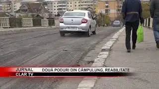 stire 24 10 2018   Două poduri din C&acirc;mpulung, reabilitate