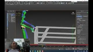 3ds max biped фризим руки на объекте