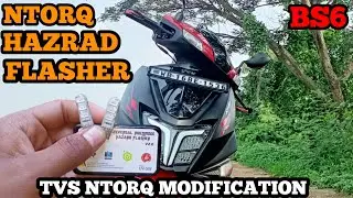 HAZRATD FLASHER FOR TVS NTORQ RACE EDITION BS6 | TVS NTORQ RACE EDITION UNIQUE MODIFICATION | #NTORQ