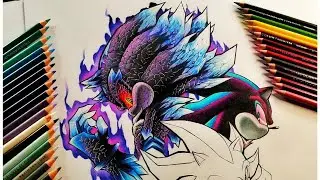 🌑MEPHILES THE DARK⚫ | Speed Drawing | Prismacolor Premier