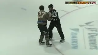 Gabriel Verpaelst 5 minutes pour agresseur sur Xavier Pouliot - 07-11-25