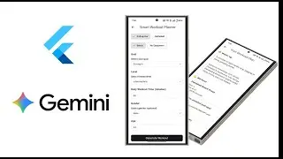 AI Fitness App in Flutter 🔥 | Smart Workout Planner using Gemini API   #Flutter #AI #geminiapi