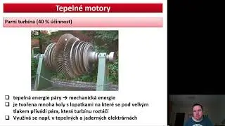 F8 - Tepelné motory 1 (parní stroj, turbína, zážehový motor)