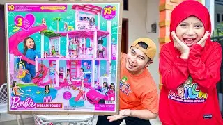 AQILA DAPAT SURPRISE ULANG TAHUN RUMAH BARBIE TERBARU DARI PAPA