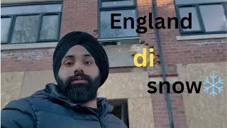 England di snow ch km 🚧|| uk life in snow ❄️❄️|| hard life 