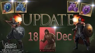 GoTWiC Update 18th December! Red quality of troop skins and more!