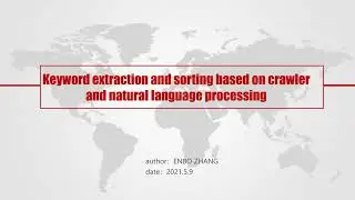 Keyword extraction and ranking based on crawler and natural language processing