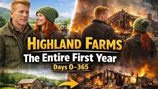 🌾 We Spent 365 Days Building a Farm in The Scottish Highlands - Full Year Movie
