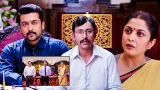 Suriya Conducts a Fake It officer Interview Super hit Comedy scene | Ramya Krishnan | 90ml movies