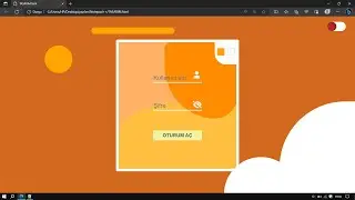 HTML GİRİŞ FORMU