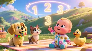 Burger Picnic With Little Baby | Fun Food Adventure Song for Kids | Playful Nursery Rhyme