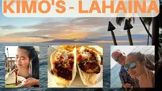 Maui - Kimo's Restaurant Fresh fish, Steak, Mahi-Mahi Taco's. Waterfront, great sunsets and Hula Pie