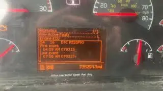 2014 Volvo VNL670 D13 engine code DTC P220F93
