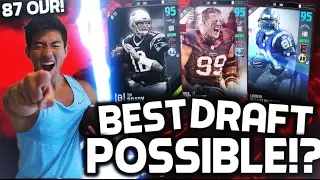 87 OVERALL DRAFT! HIGHEST OVERALL POSSIBLE!? UPDATED DRAFT CHAMPIONS! MADDEN 17