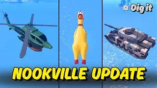 DIG IT Roblox - NOOKVILLE Update. QUESTMASTER and NEW items.