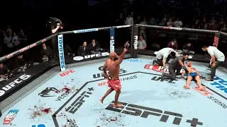 Jon Jones Vs Stipe Miocic Ends With Signature Jonny Bones Ground Game!!!