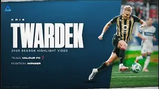 KRIS  TWARDEK 2025 CPL Highlight tape - Valour FC