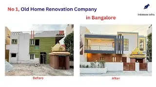 Front Elevation Remodelling by Inkstone Infra - No 1, Home Renovation Company in Bangalore.