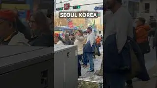People on the streets supporting President Yoon [SEOUL, KOREA]