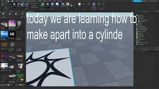 How to insert a cylinder into ROBLOX studio