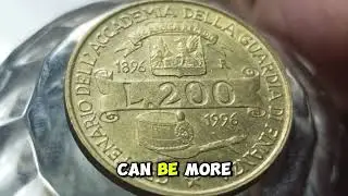 🇮🇹1996 Italy 200 Lire Coin &ndash; How Much Is It Worth?#ItalyCoin #200Lire #CoinCollector #RareCoins 