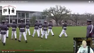 West Point's Black Knights Drill Team -Surprise! Guess who's judging!