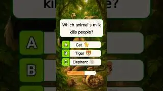 🦁 Test Your Animal Knowledge! 🧩 Only 1% Can Pass This Fun Quiz! 🐘 #shorts #quiz   #generalknowledge