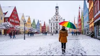 Этот забытый баварский город похож на рождественскую открытку 4K