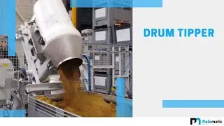 Drum discharging - Drum tipper - DrumFlow&reg; 03 - Palamatic Process Inc.