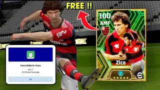 How To Get Free Epic Zico Card In eFootball 2024 Mobile 🔔🤩