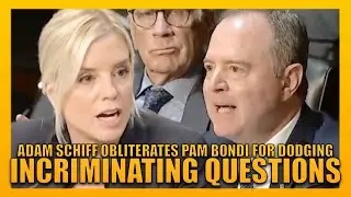 Senator Schiff OBLITERATES Pam Bondi By Listing The Questions She Refused To Answer