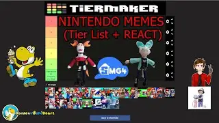 Gold, Mell, and Drew React to SMG4's Nintendo Memes, and make a Tier list with them