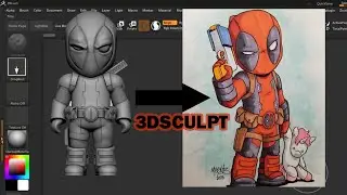 Speed Sculpt - Deadpool