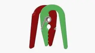 Clothes Peg with Improved Usability