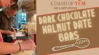 Dark Chocolate Walnut & Date Bars