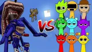Every Shin Sonic Vs Incredibox Sprunki MOD ADDON In Minecraft PE